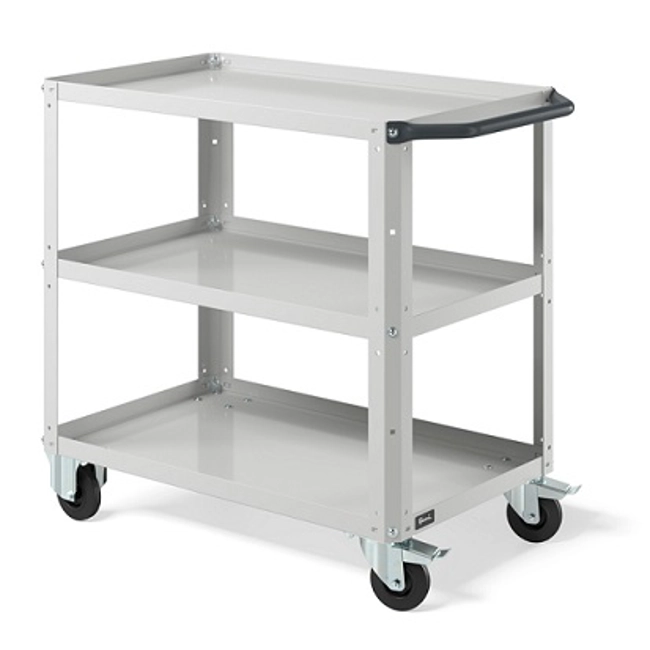 Vendita online Carrello Clever 0905 Small mm.904x515x817H - Grigio Chiaro RAL7035